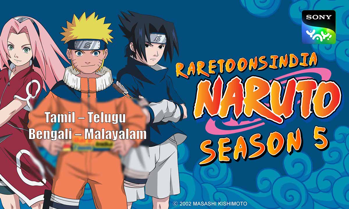 Naruto Season 5 Episodes Tamil – Telugu – Bengali – Malayalam Watch Download HD