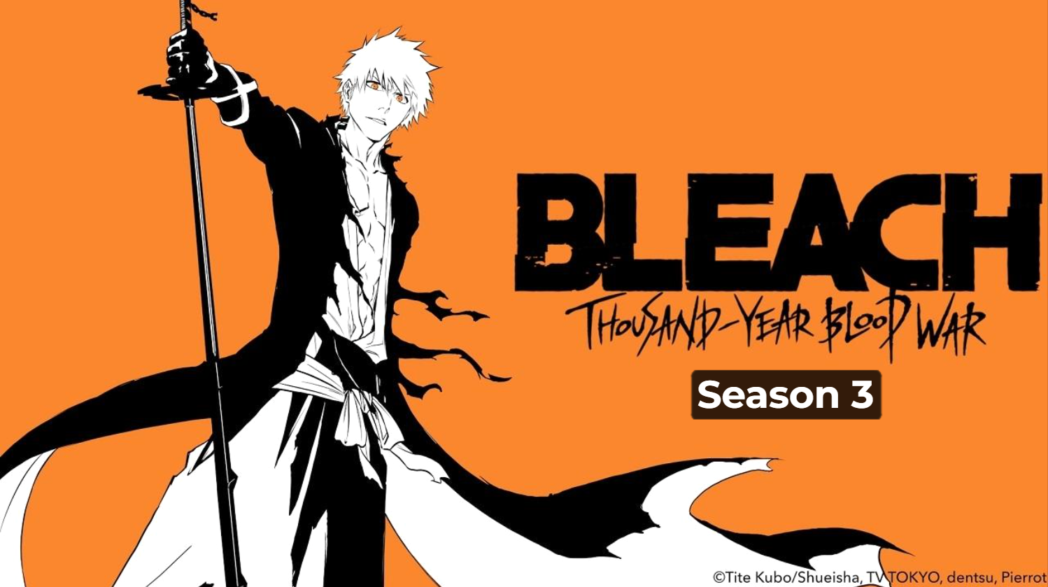 Bleach Thousand-Year Blood War Season 3 - Episodes Hindi Dubbed Download HD Jio Cinema